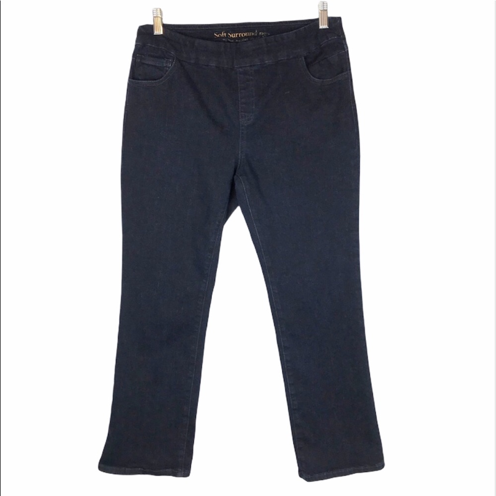 Soft Surroundings Ankle Length Pull-on Jeans 12
